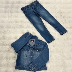Stylish Kids Denim Jacket and Jeans Set